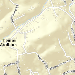 Thomas Addition Tennessee Street Map