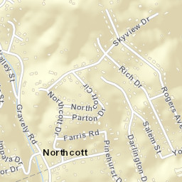 Northcott Tennessee Street Map