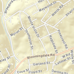 East Kingsport Tennessee Street Map