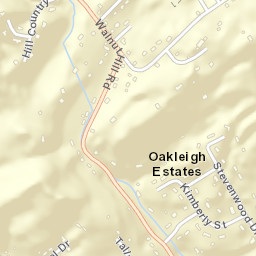 Oakleigh Estates Tennessee Street Map
