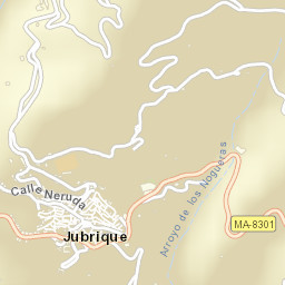 Jubrique Street Map
