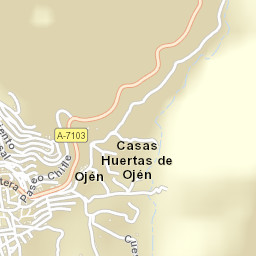 Ojén Street Map