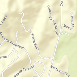 Corral de Tierra California Street Map