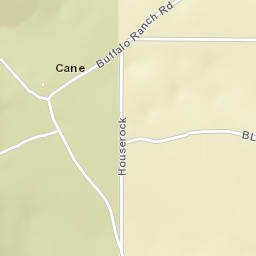 Cane Arizona Street Map