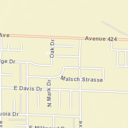 1224-1276 N Alexandria Dr Dinuba Street Map