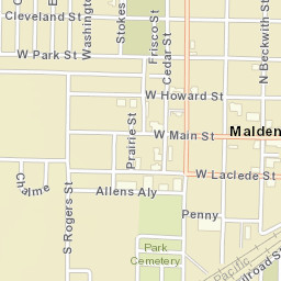 202-298 North Marion Street Malden Street Map
