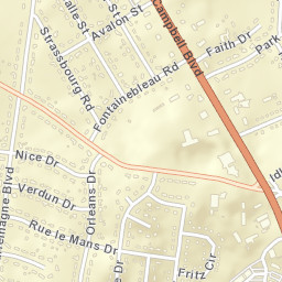 Darnell Estates Tennessee Street Map