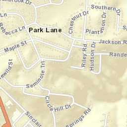 Park Lane Tennessee Street Map