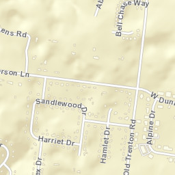 Cedarbrook Tennessee Street Map