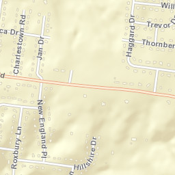 Chesapeake Estates Tennessee Street Map