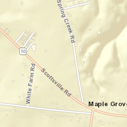 Maple Grove Tennessee Street Map