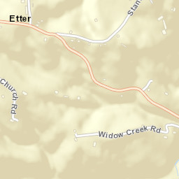 Etter Tennessee Street Map