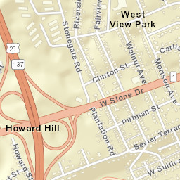 West View Park Tennessee Street Map