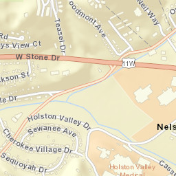 Cherokee Village Tennessee Street Map