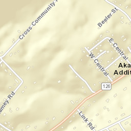 Akard Addition Tennessee Street Map