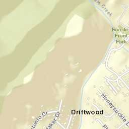Driftwood Tennessee Street Map