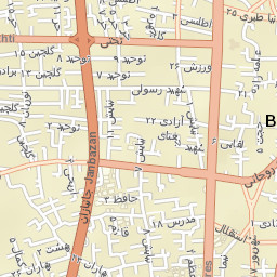 Babol Street Map