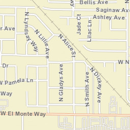 733 N Lyndsay Way Dinuba CA Street Map