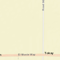 Tokay California Street Map