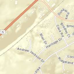 Woodland Estates Tennessee Street Map