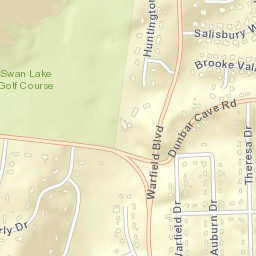 Swan Lake Village Tennessee Street Map
