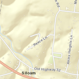 Siloam Tennessee Street Map