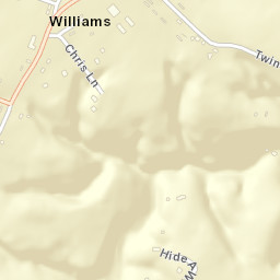 Williams Tennessee Street Map