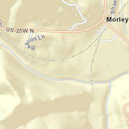 Morley Tennessee Street Map