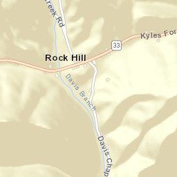 Rock Hill Tennessee Street Map