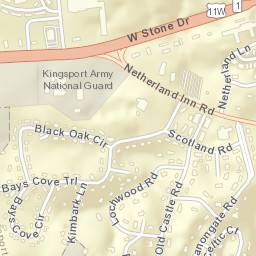 Bays Cove Tennessee Street Map