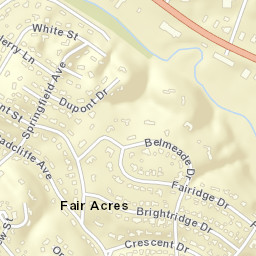 Fair Acres Tennessee Street Map