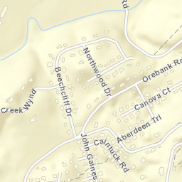 Beechcliff Estates Tennessee Street Map