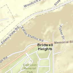 Bridwell Heights Tennessee Street Map
