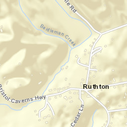Ruthton Tennessee Street Map