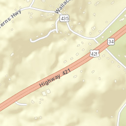 Vinegar Hill Tennessee Street Map