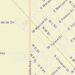 133 S L St Dinuba CA 93618 America Street Map