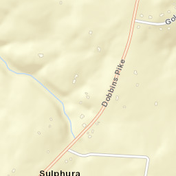 Sulphura Tennessee Street Map