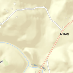 Riley Tennessee Street Map