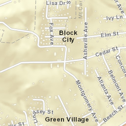 Block City Tennessee Street Map