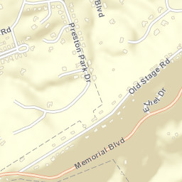 Thomas Heights Tennessee Street Map