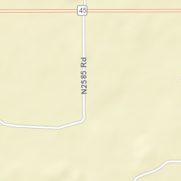 OK-45 Aline OK 73716 America Street Map