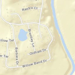 Willow Bend Tennessee Street Map