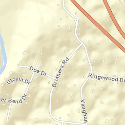 Paula Heights Tennessee Street Map