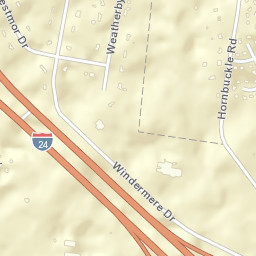 Windermere Tennessee Street Map