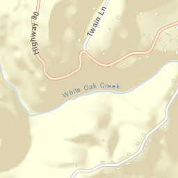 White Oak Tennessee Street Map