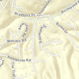 Amersham Tennessee Street Map