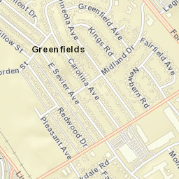 Greenfields Tennessee Street Map