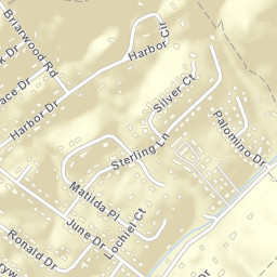 Brairwood Acres Tennessee Street Map