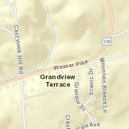 Grandview Terrace Tennessee Street Map