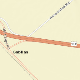 Dean California Street Map